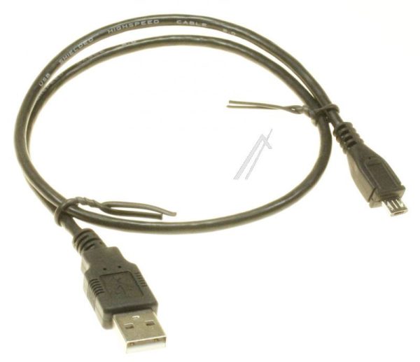 USB2.0-KABEL TYP-A STEKER/ TYP-B MICRO STEKER 0,5M,  ZWART