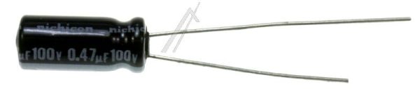 0,47UF-100V ELKO RADIAAL NCC 105° 5X11MM