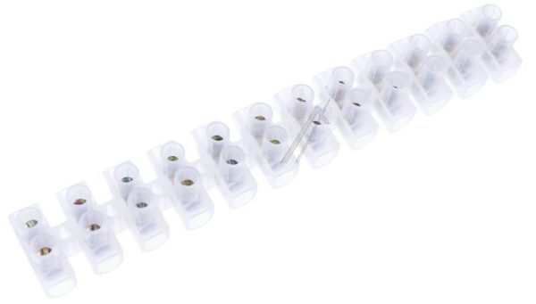 KROONSTEENSTRIP 10MM² TRANSPARANT,  12-POLIG