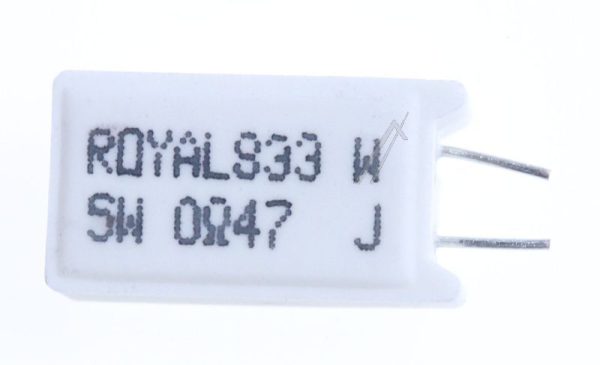 0,47R-5W CWR5 DRAADWEERSTAND ONBRANDBAAR 13X9MM.