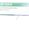 10A-T 522.027 KERAMISCHE ZEKERING 10A TRAAG,  5X20MM. INH:10 STUKS -ROHS-