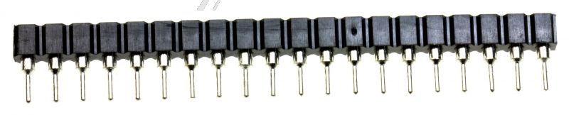 SIL-20 W35520TRC IC-VOET 20-POLIG / 1-RIJ, RASTER 2.54MM