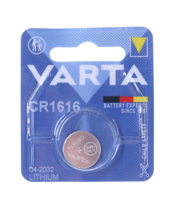 CR1616 6616101401 3,0V-55MAH LITHIUM KNOOPCEL geschikt voor VARTA 16X1,6MM.