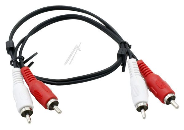 2X CINCH-STEKER/ 2X CINCH-STEKER 0,5MTR.