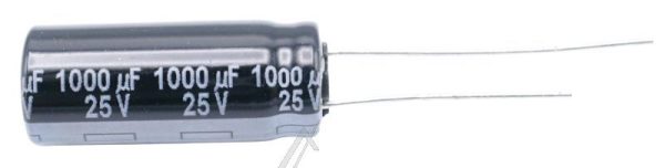 1000UF-25V EEUFR1E102L ELCO RADIAAL 105° 10X25MM.