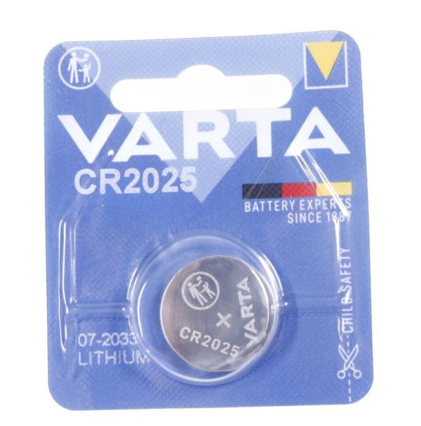 CR2025 6025101401 3,0V-170MA LITHIUM KNOOPCEL geschikt voor VARTA 20X2,5MM.