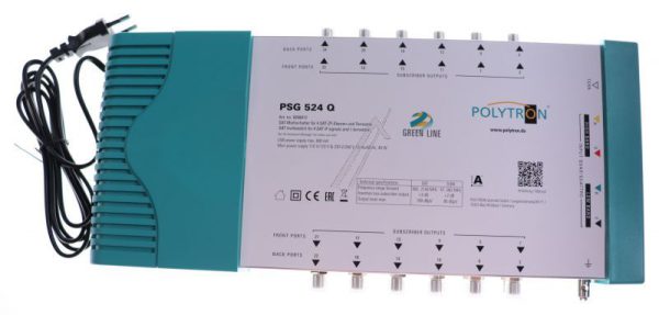 PSG 524 Q 9268012 EINZEL-MULTISCHALTER,  5/ 24, TERR. AKTIV,  22 KHZ,  INKL. NETZTEIL