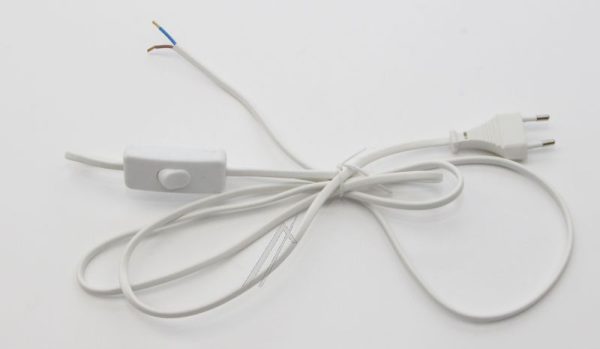 140640 NETZKABEL /  STROMKABEL 220 2P   (KIPP-)SCHALTER 2M WEISS