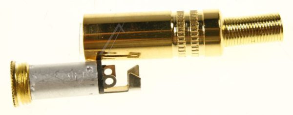 XPR14 FICHE JACK FEMELLE 3,5MM STEREO DORÉE