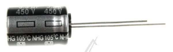 3,3UF-450V ECA2WHG3R3 ELCO RADIAAL 105° 10X16MM. RM=5,0MM. -ROHS-