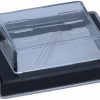 22-018.0067 BESCHERMKAP PVC 2-POL TRANSPARANT ZWART 22X30