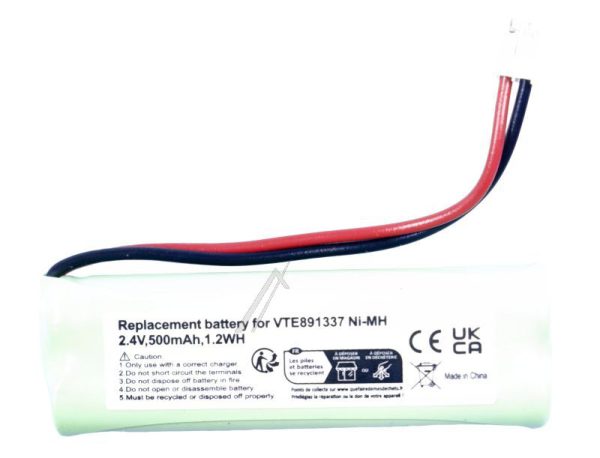 CPAA24020 2,4V-500MAH NIMH DRAADLOZE TELEFOON ACCU