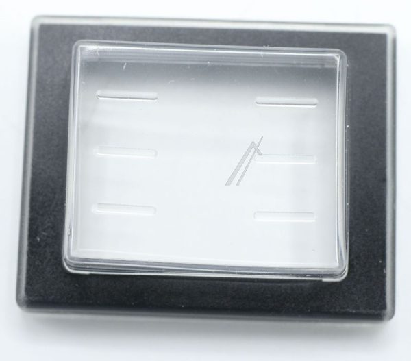 22-018.0067 BESCHERMKAP PVC 2-POL TRANSPARANT ZWART 22X30