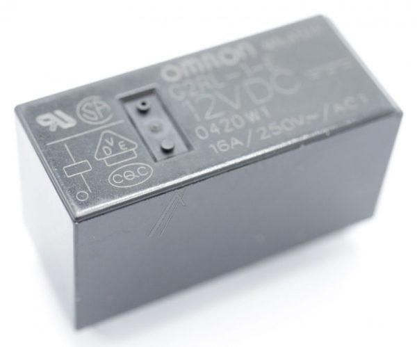 12VDC 16A-250VAC G2RL-1E 12DC RELAIS,  1 WISSELCONTACT