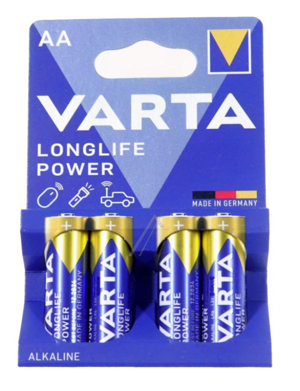 LR6 4906121414 1,5V AA BATTERIJ LONGLIFE POWER,  BLISTER À 4 STUKS