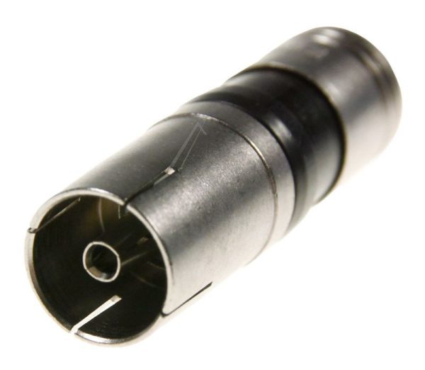 OVZ 077 HQ 22505072 IEC-KOMPRESSIE-KOPPELING VOOR 6,8MM (4,8MM) KABEL,  ZWART