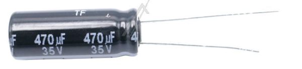 470UF-35V EEUFR1V471L ELCO RADIAAL 105° 8X20MM.
