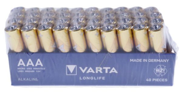 LR3 04103 101 394 1,5V ALKALINE MICRO,  AAA PACK 40 STUKS,  LONGLIFE