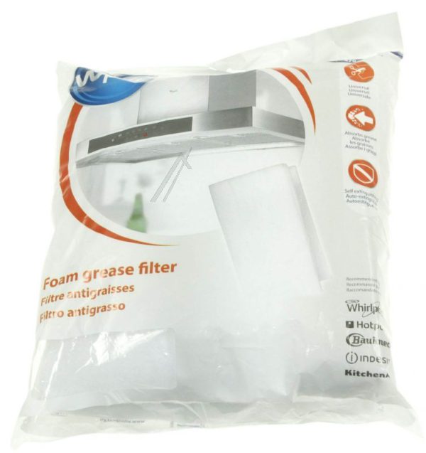 C00385630 484000008523 AFZUIGKAPFILTER UNIVERSEEL OP MAAT TE KNIPPEN470X970 150GR