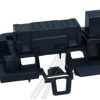 42236655 PCB BEHUIZING-SEÇ.BUT.GR.T2-JD/ T120-ZWART