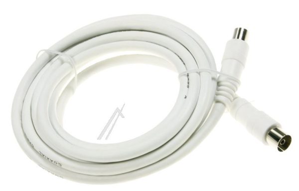 COAX-AANSLUITKABEL STEKER/ CONTRA CLASS:A,  WIT 3,5MTR.