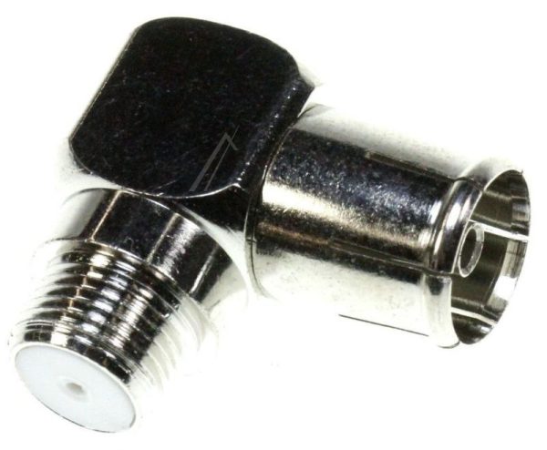 OVZ 066 HQ 22505028 WINKELADAPTER F-BUCHSE /  IEC-BUCHSE