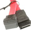 84354 KABEL SATA 22CM BOVEN/ HAAKS ROOD