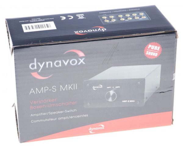 AMP-S MKII 207732 2->1 VERSTÄRKER /  BOXEN-UMSCHALTER,  SCHWARZ