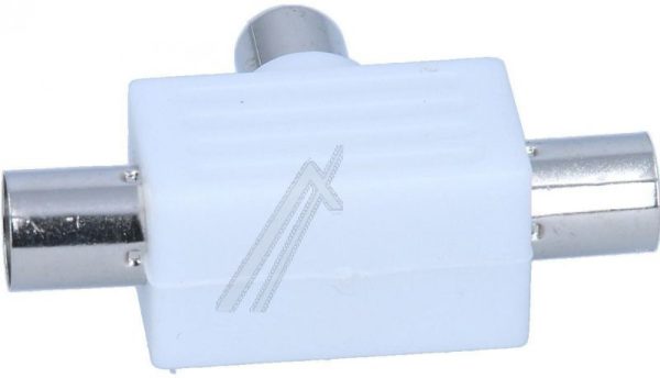 COAX-SPLITTER 1XSTEKER/ 2XCONTRA KUNSTSTOF