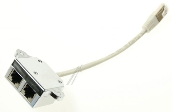 ISDN/ LAN CAT5E PATCHKABEL-ADAPTER,  RJ45 STEKER /  2X RJ45 STEKER