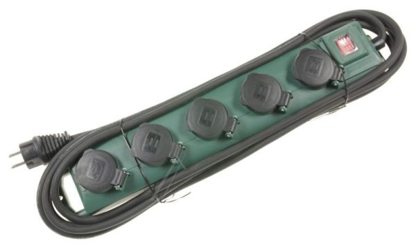 SL554DE SUPER-SOLID 1159910215 OUTDOOR TAFELCONTACTDOOS 5-VOUDIG 5M IP54