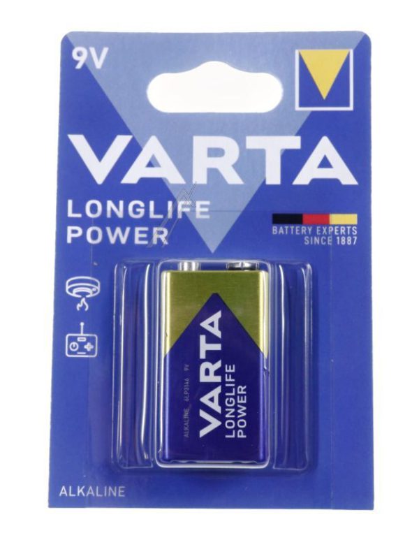6LR61 4922121411 9,0V ALKALINE E-BLOK BATTERIJ LONG LIFE,  1 OP BLISTER