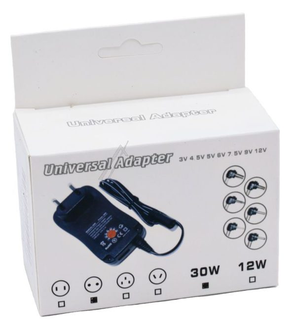 30WATT PSE50245EU NETVOEDING STEKER-SCHAKELAAR 3V-12V,  MAX. 2100MA