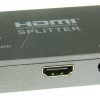 SPLIT 312 UHD 25008255 HDMI-SPLITTER    4K UHD-ONDERSTEUNING 1:2, INCL. NETADAPTER