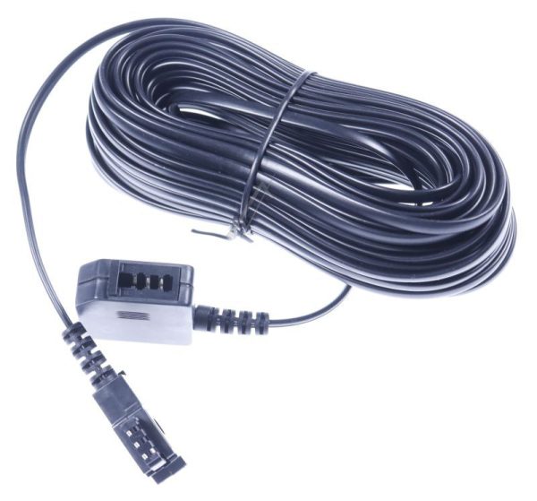 TAE-F-STECKER/ TAE-F-KUPPLUNG 15M SCHWARZ