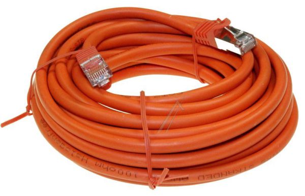 PATCHKABEL RJ45 S/ FTP (PIMF) LSOH CAT7, ORANJE 7,5MTR.