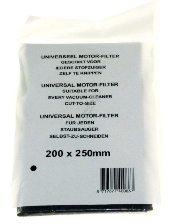 UNIVERSEEL MOTORFILTER 125X310MM