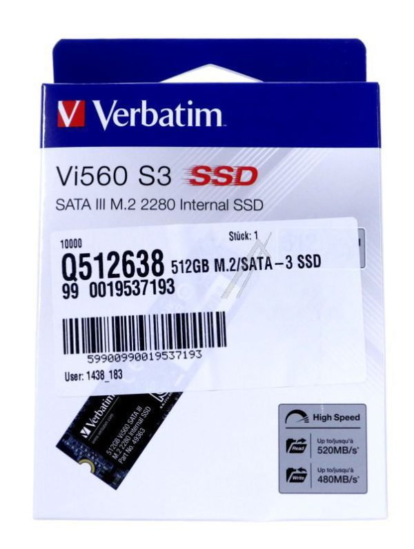 VI560 S3 49363 512GB M.2/ SATA-3 SSD-HARDE SCHIJF