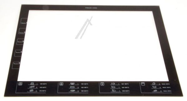 3874366093 GLASPLAAT, ZIJDESCHERM,504MM X