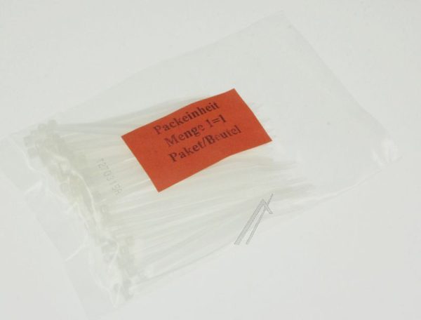 KABELBINDERS 100X2,5MM. NATUREL,  100STUKS