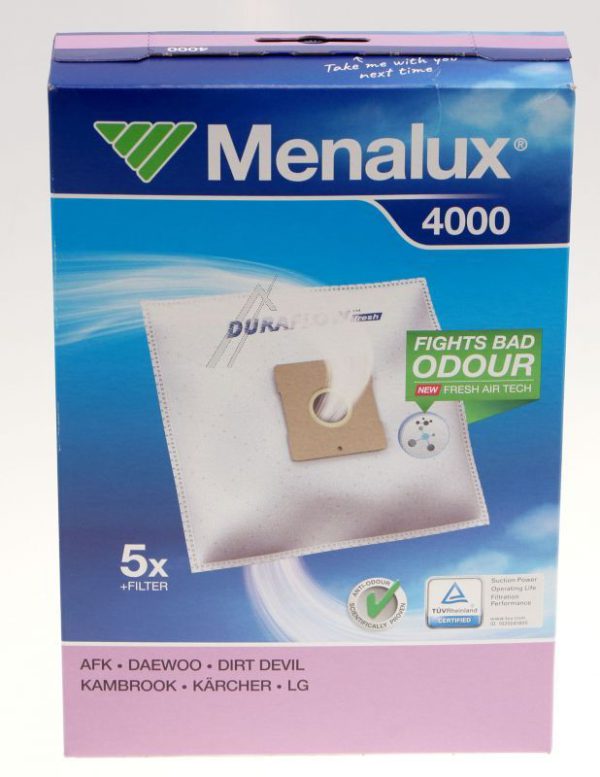 9001961318 4000 STOFZUIGERZAK 5 ST. 1MICROFILTER OP MAAT TE MAKEN