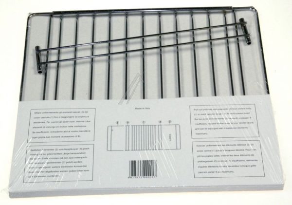 GRILLROOSTER UNIVERSEEL UITNEEMBAAR 35 - 56 X 32 CM