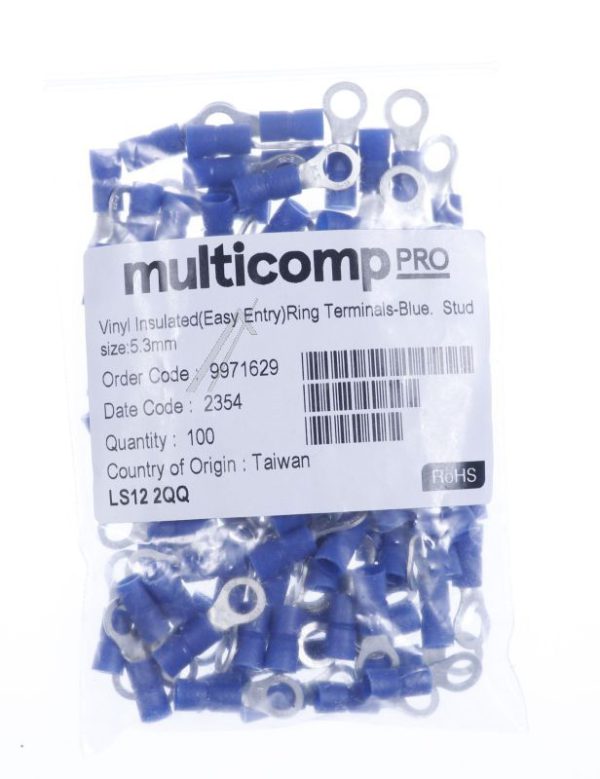 M5 M5 RINGCONTACT 100ST BLAUW