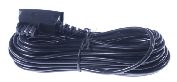 KABEL 1E: TAE F-STEKER - 2E: RJ45-STEKER (WESTERN 8/ 2) 6,0M ZWART