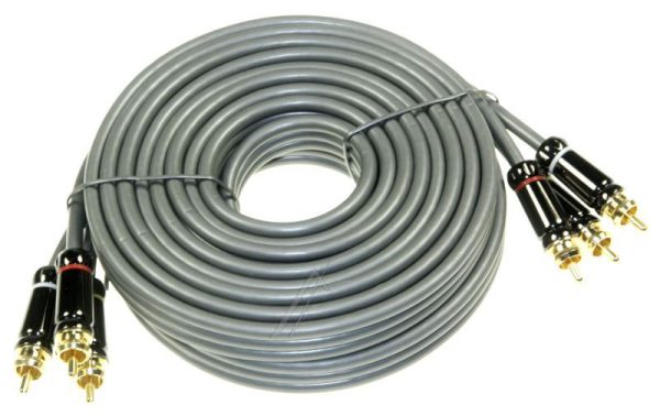 HQ PREMIUM 3X CINCH-STEKER /  3X CINCH-STEKER,  5,0MTR.