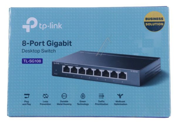 TL-SG108 GIGABIT ETHERNET SWITCH,  8 PORT,  DESKTOP