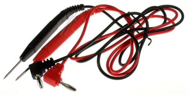 MEETSNOERENSET ROOD/ ZWART M. 4MM BANANENSTEKERS
