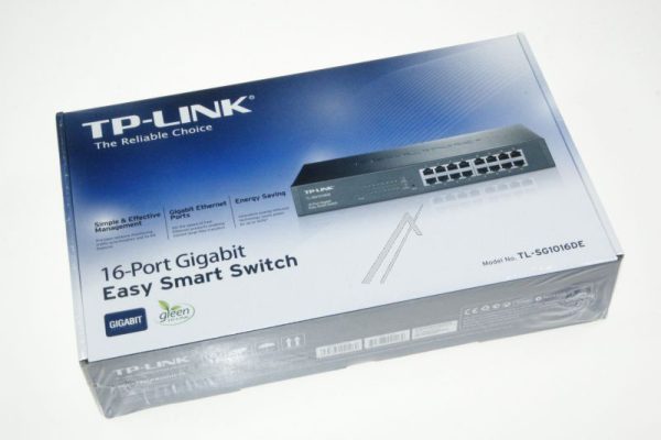 TL-SG1016DE GIGABIT ETHERNET SWITCH,  16 PORT,  RACK/ DESKTOP,  TP-LINK