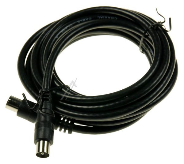COAX-AANSLUITKABEL STEKER/ CONTRA CLASS:A,  ZWART 3,5MTR.