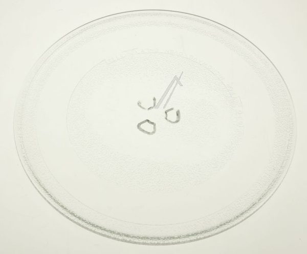 12570000000990 GLASS TRAY 25,5CM Ø